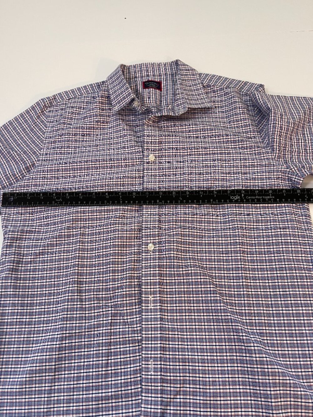 UNTUCKit Men’s XL Plaid Short Sleeve Button Up Shirt - Picture 2 of 6